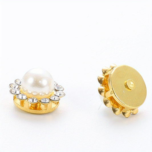 50pcs Multi-color Acrylic Flatback Pearl Decorative Beads