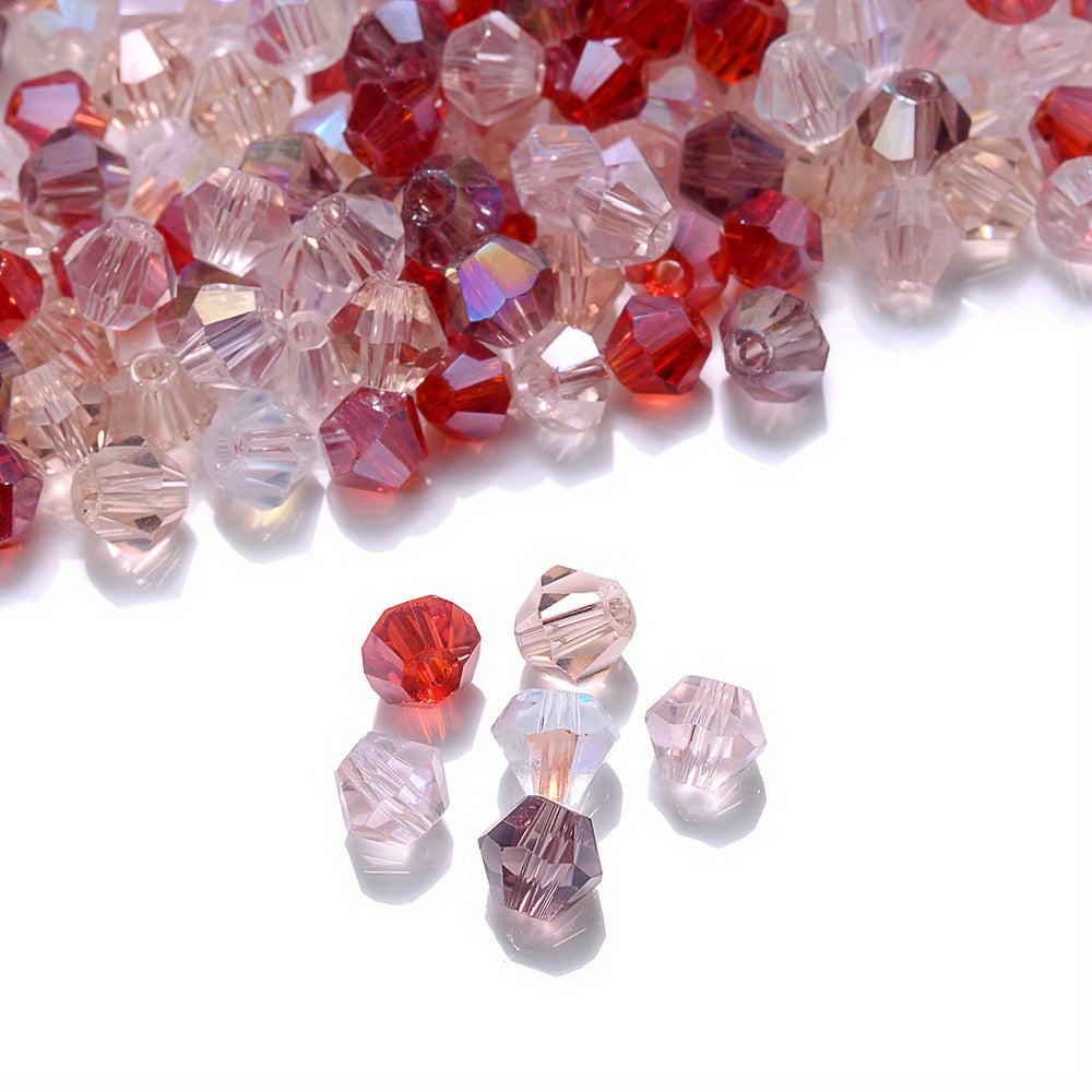 AB Multicolor Diamond Faux Crystal Beads