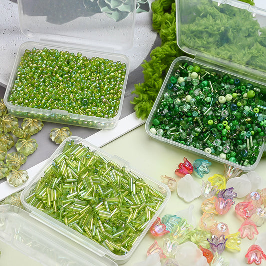 Green DIY Mini Potted Plant Bead Kit