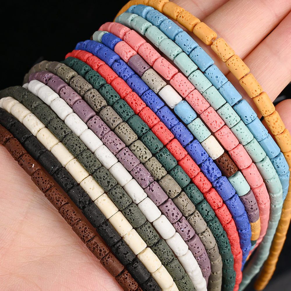 Cylindrical Stone Bead