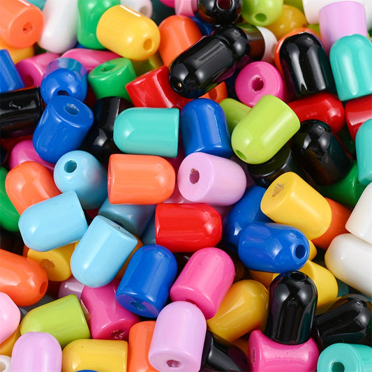 Acrylic Capsule Shape Beads