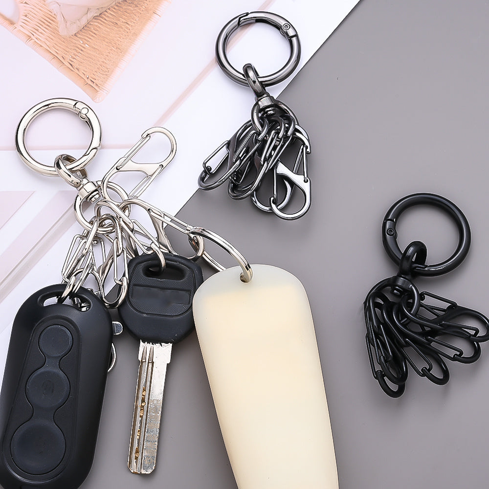 Rotating Keychain Buckle Set