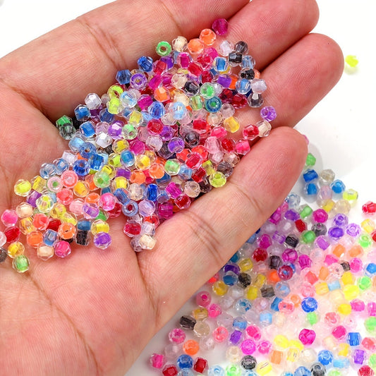 200PCS 4mm Glass Rice Beads for Jewelry Making