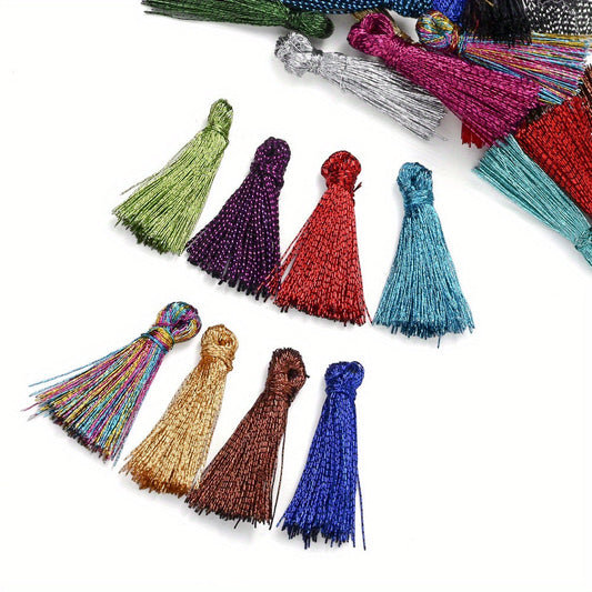 Mini Multicolor Tassel Pendant Charms