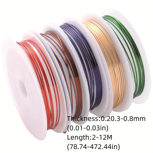 Colorful Copper Jewelry Wire
