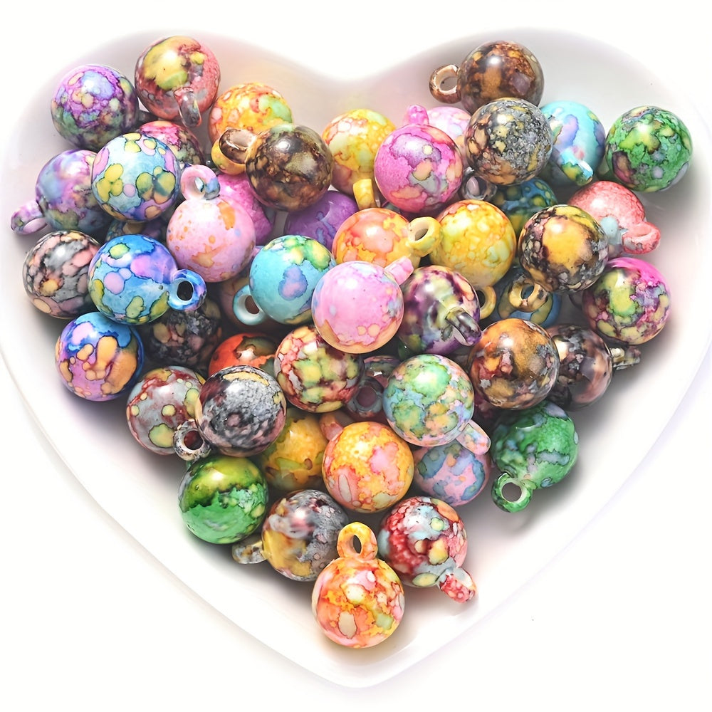 Round Acrylic Pendant Charms