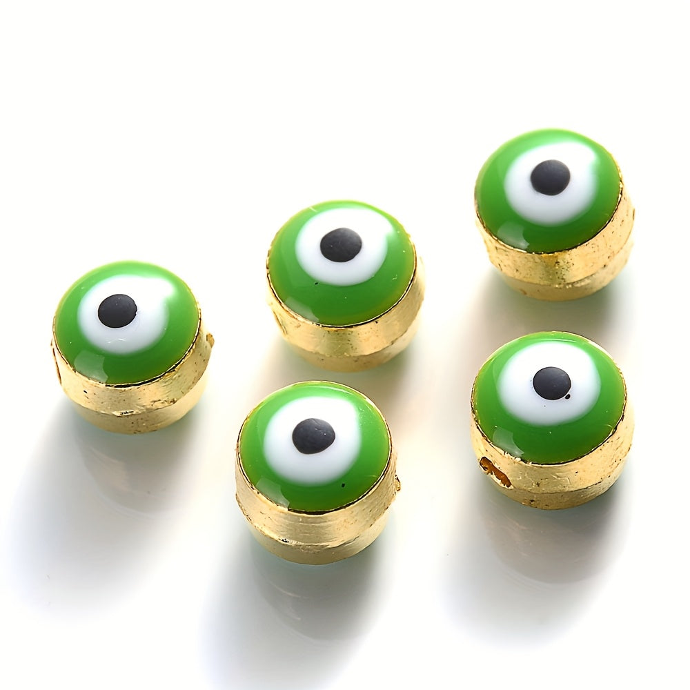 Devil's Eye Alloy Spacer Beads