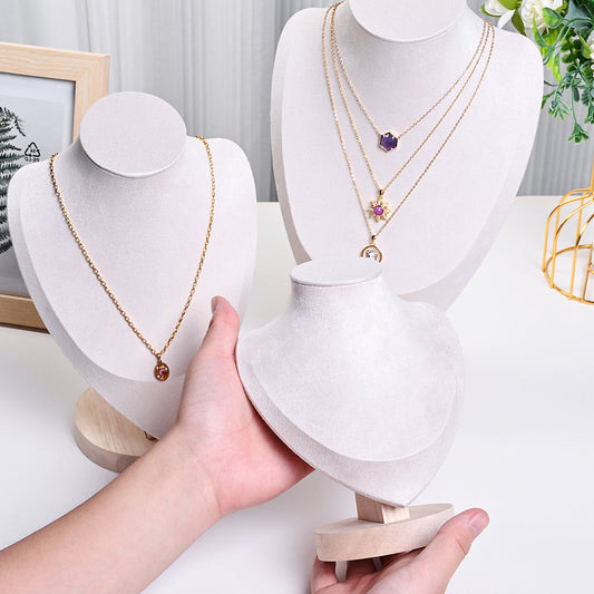 1PC Velvet Necklace Display Mannequin Bust