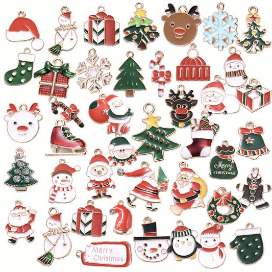 10 g/50 g Christmas Drop-Oil Charms & Pendants