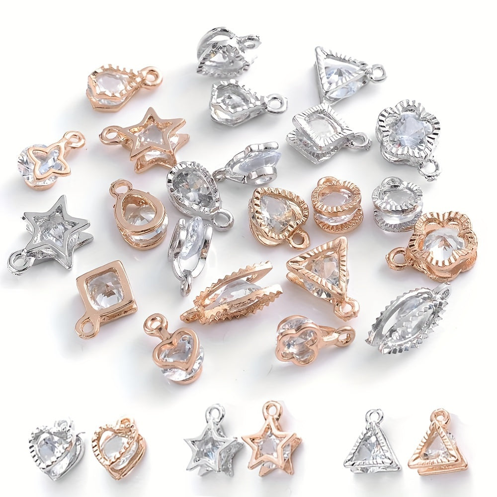 Cubic Alloy Crystal Pendants