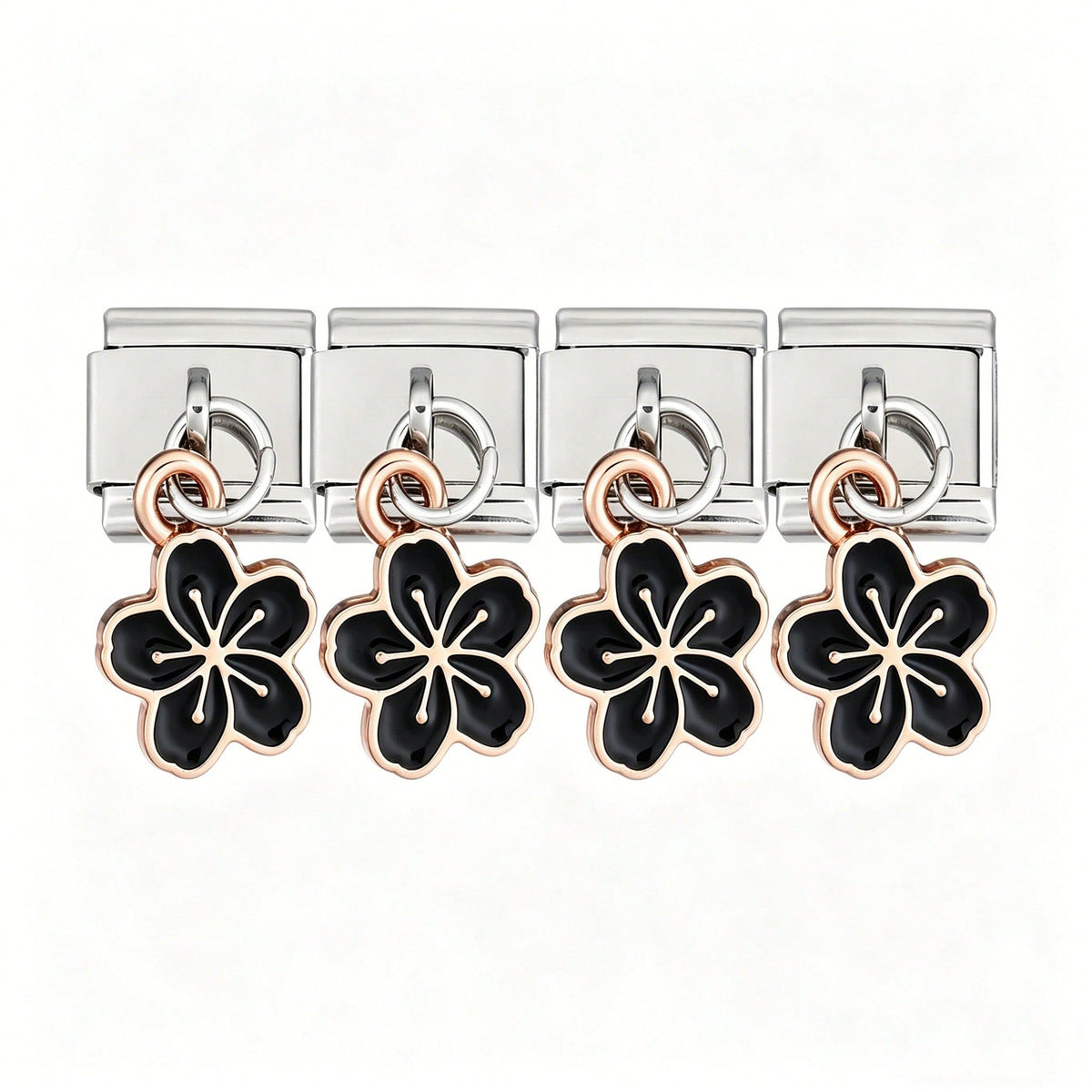 Cherry Blossom Module Bracelet Pendant Charms