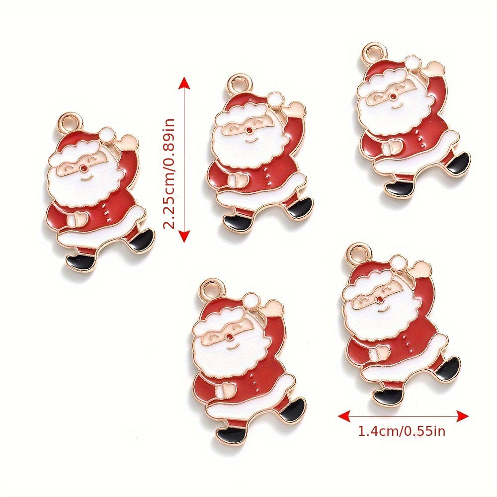 Mixed Metal Christmas Pendants