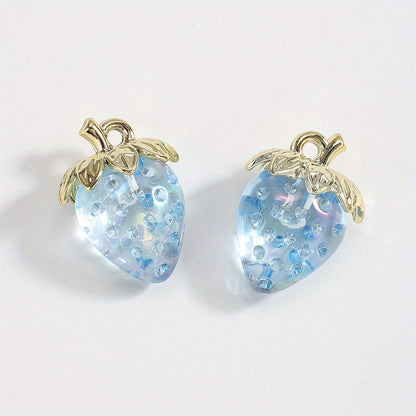 Y2K Strawberry Acrylic Pendants