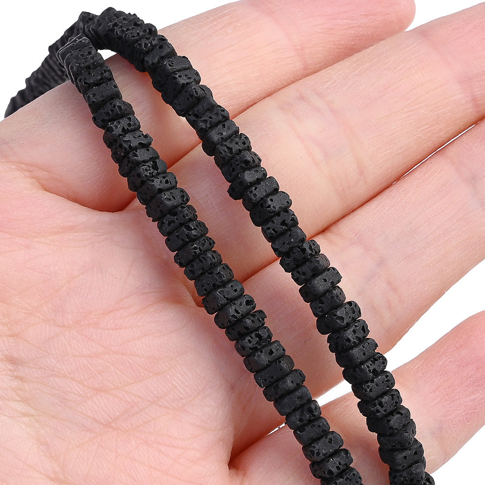 5mm Summer Natural Stone Square & Cubic Spacer Beads
