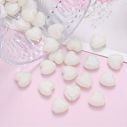 White Acrylic Love Beads