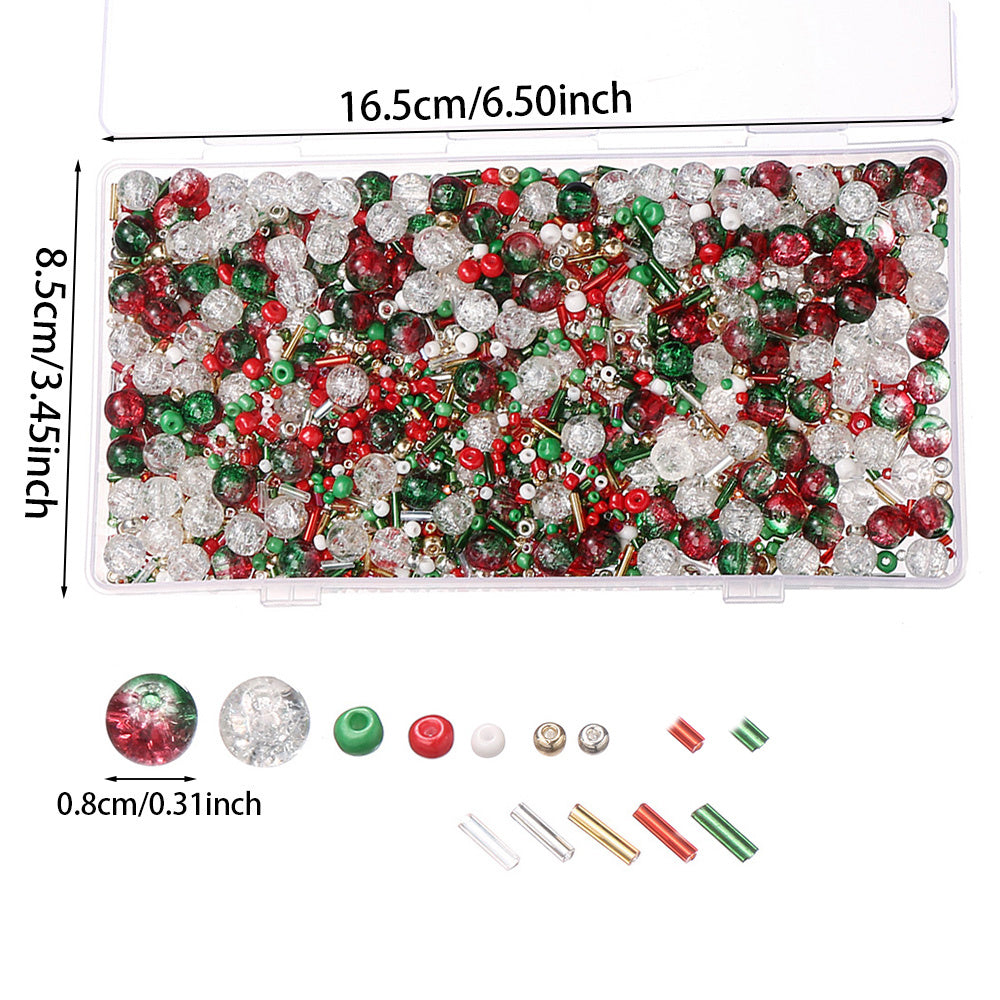 Christmas Mixed Acrylic Beads