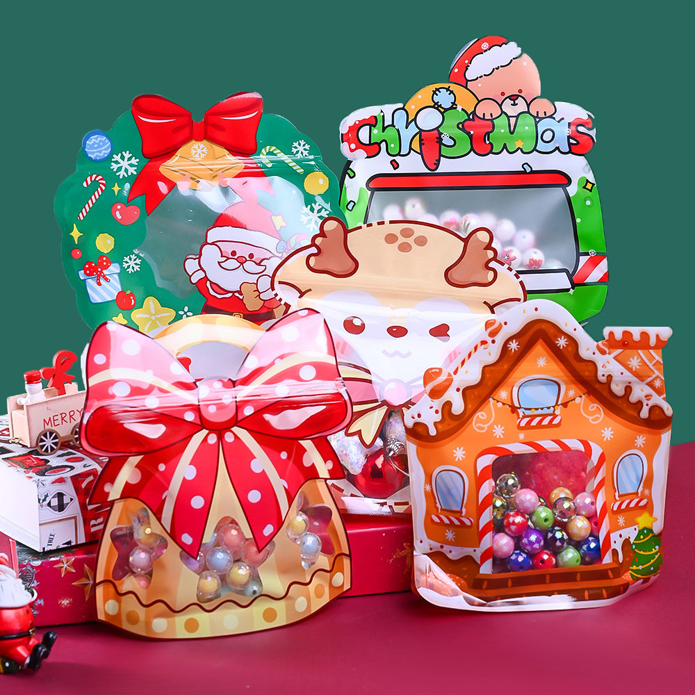 9/10-Piece Random Christmas Gift Bag Set