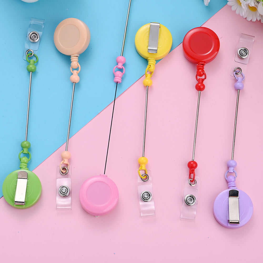 Beadable DIY Badge Holder Set