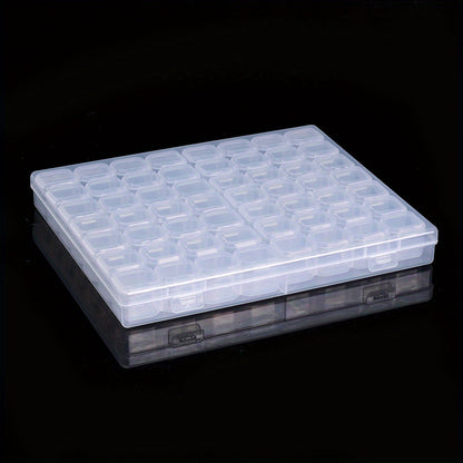 56 Grids Adjustable Plastic Storage Box