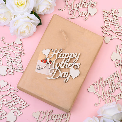 10-Piece Mother's Day Blank Wooden Sign Set