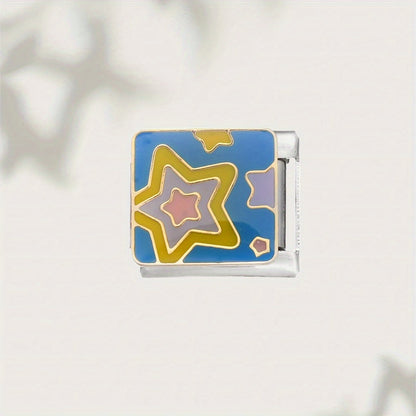 1pc Sun Star Moon Dark Cloud Television Charm Bead