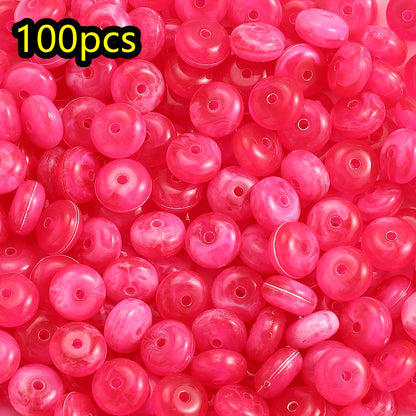Yellow Lemon Acrylic Beads
