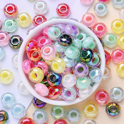 Cut Sugar Heart Acrylic Beads