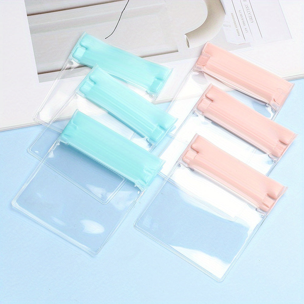 10-Piece Clear Plastic Self-Sealing Jewelry Packaging Bags