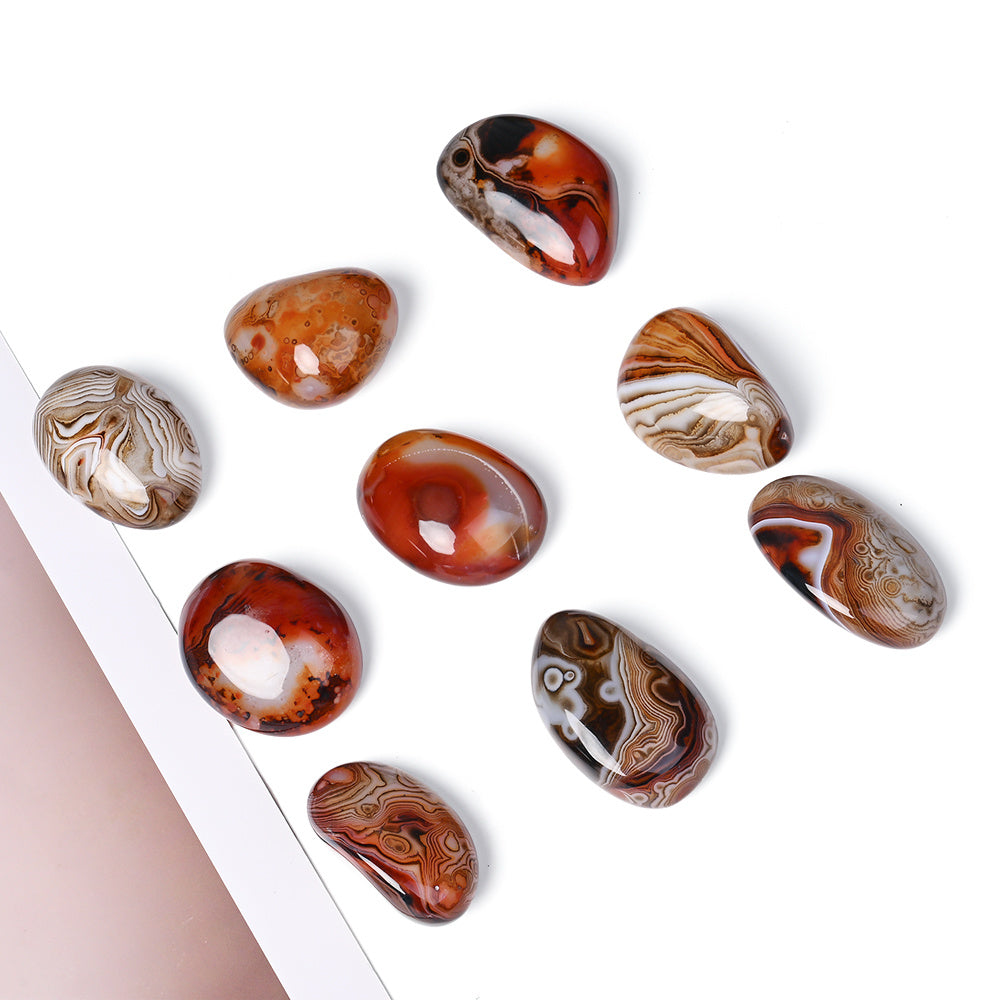 150g Irregular Natural Agate Stone Bead & Decor Set