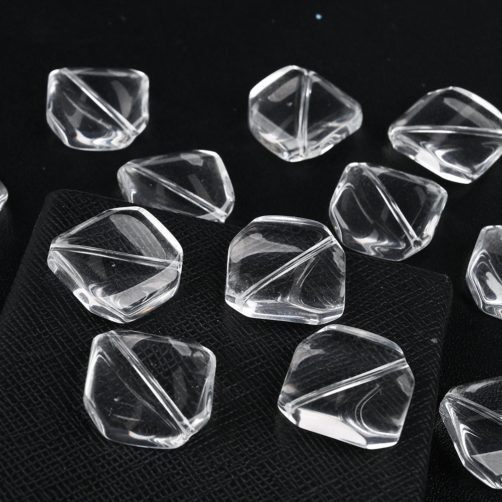 Transparent Faceted Crystal Beads
