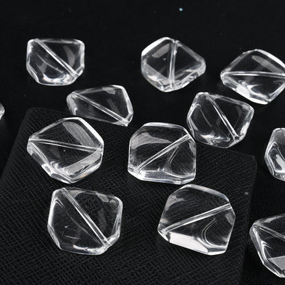 Transparent Faceted Crystal Beads