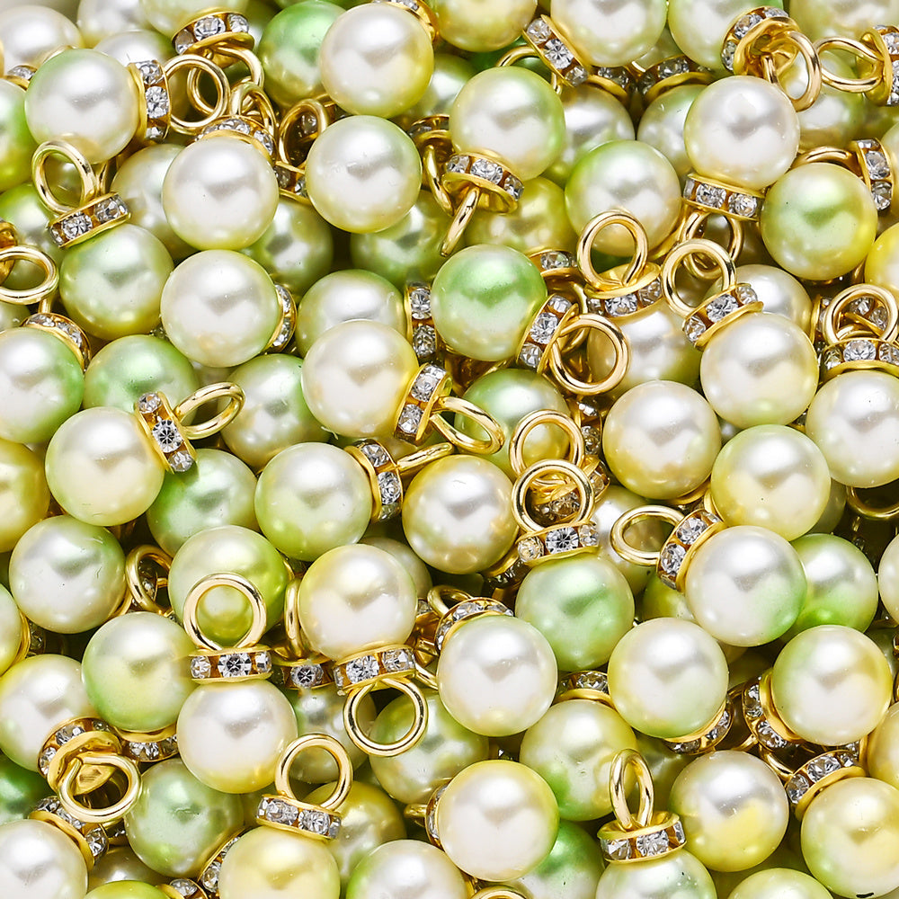20-Piece 10 mm Iridescent Mermaid Bead Set