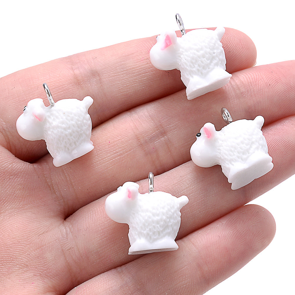 Resin Lamb Pendants