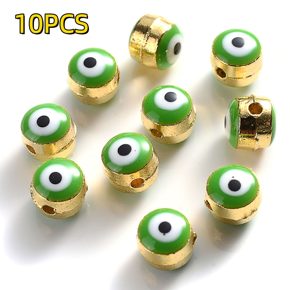 Devil's Eye Alloy Spacer Beads