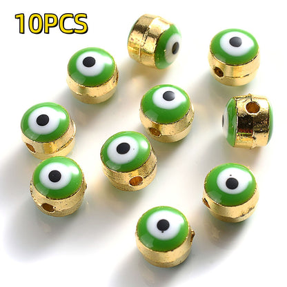 Devil's Eye Alloy Spacer Beads