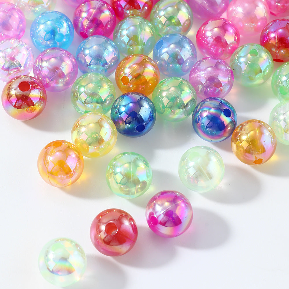390/650/1300/2600pcs Acrylic Sparkling Spacer Beads