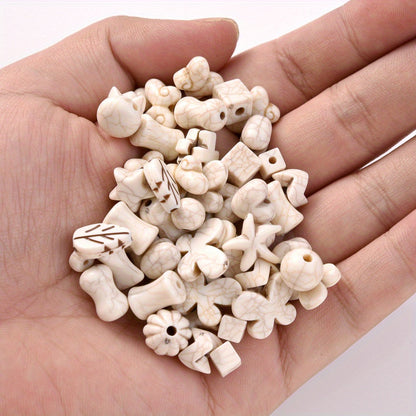 Irregular Acrylic Loose Spacer Beads
