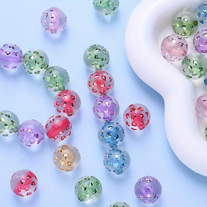 Starfish Heart Acrylic Beads