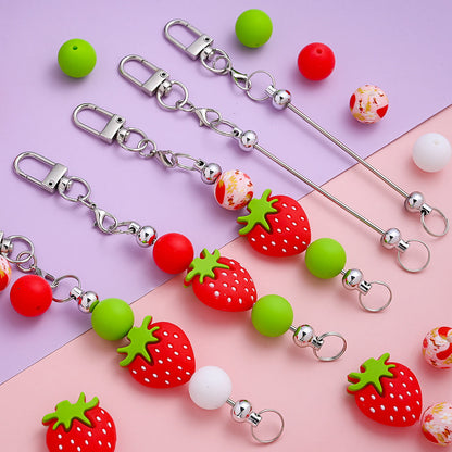 Strawberry Theme Keychain Making Kit