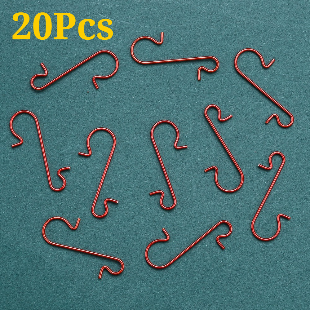 20PCS 30mm Christmas Ornament Hanging Hooks