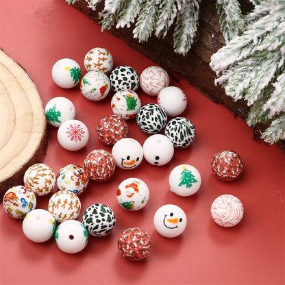 Christmas Silicone Beads
