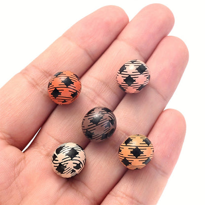 10PCS 16mm Sky Blue Round Bead Set