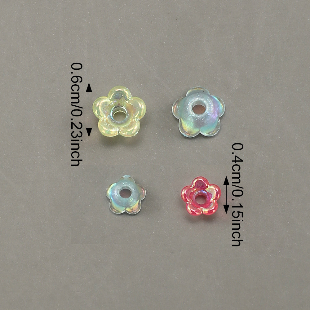 100/200pcs Tiny Valley Lily Flower Beads