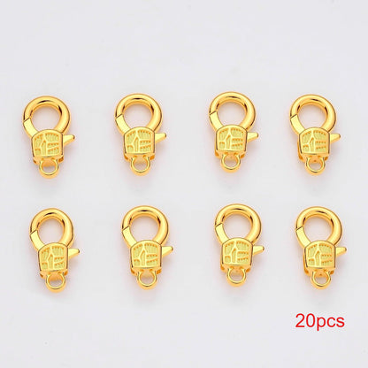 Mixed Color Metal Lobster Clasps