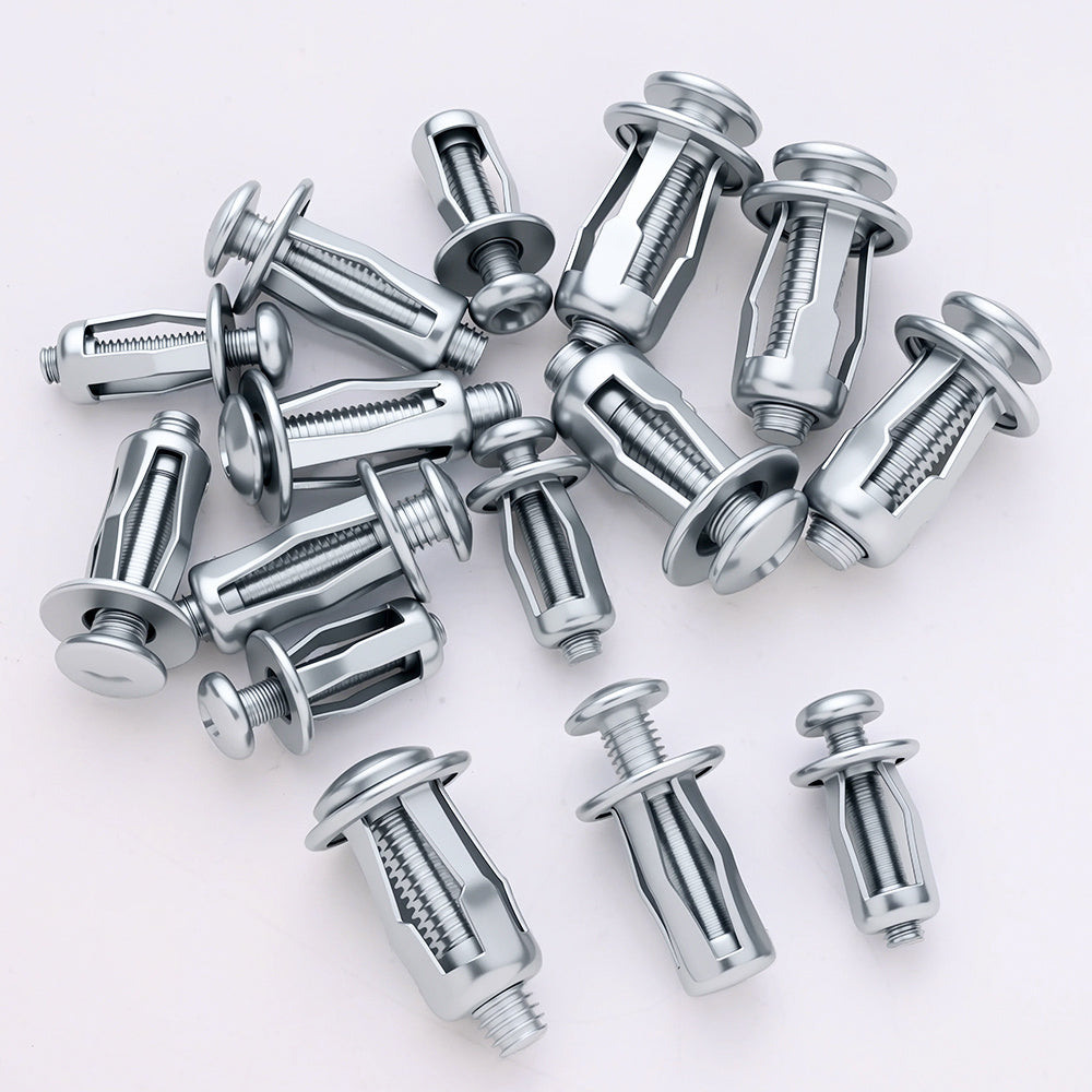 Silvery Screws and Bolts Assortment Kit