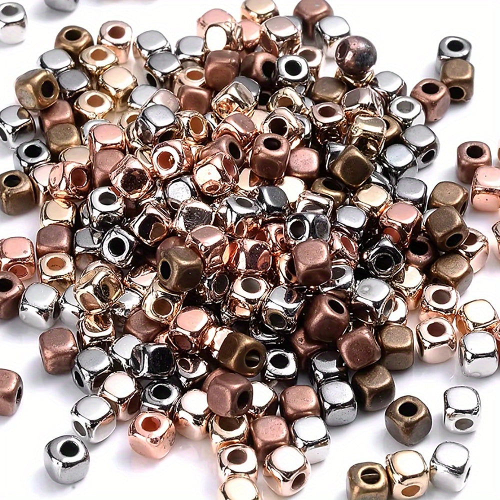 100/200/300pcs 3mm Square CCB Beads