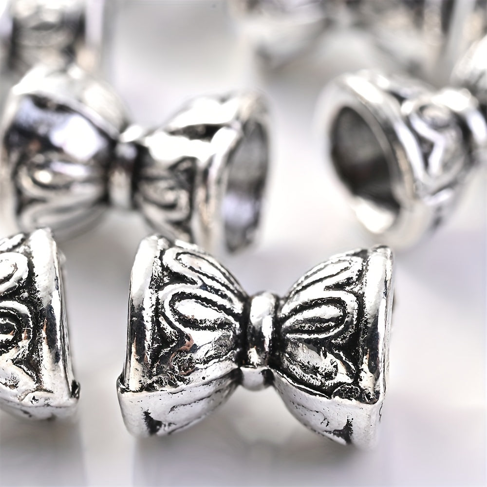 10/50PCS 6mm White Double-Sided Lotus Bead Set