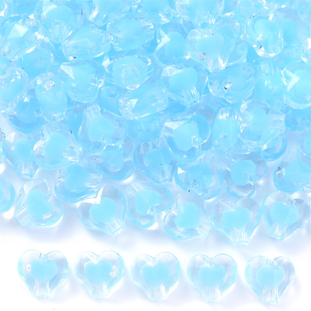 Acrylic Sweet Love AB Beads