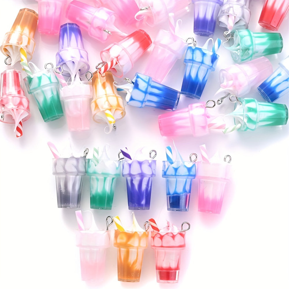 Summer Ice Cream Resin Pendants
