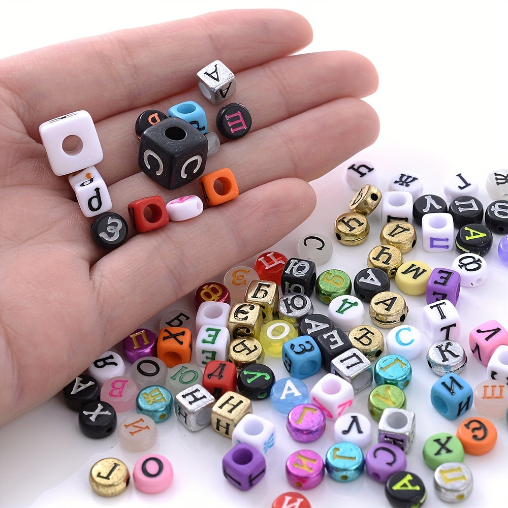 30PCS Acrylic Letter Spacer Bead Set